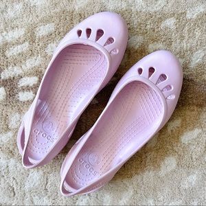 Crocs Women's Malindi Flat In Cotton Candy Size 10